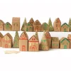 Kit Calendrier de l'Avent - Village carton à construire