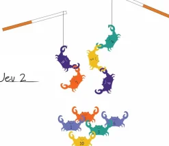 La pêche aux crabes en bois - Jeu de pêche à la ligne