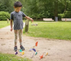 La pêche aux crabes en bois - Jeu de pêche à la ligne