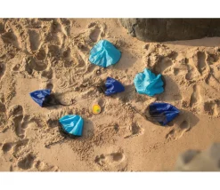 La pétanque volante - mini jeu de boules-parachutes