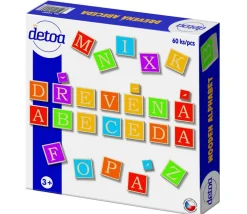 Lettres en bois - alphabet - 60 pièces