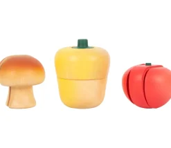 Légumes à découper en bois fresh