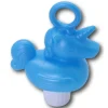 Licorne à pêcher bleu turquoise 11 cm pour pêche aux canards