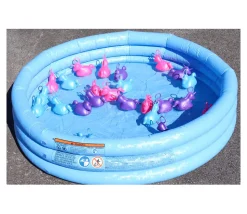 Licorne à pêcher bleu turquoise 15 cm pour pêche aux canards