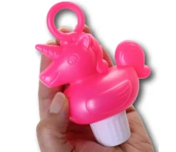 Licorne à pêcher rose 11 cm pour pêche aux canards