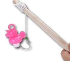 Licorne à pêcher rose 11 cm pour pêche aux canards