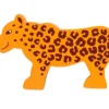 Léopard en bois 53 x 86 x 15 mm