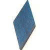 Losange en bois 60 x 25 x 8 mm BLEU vintage