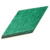 Losange en bois 60 x 25 x 8 mm VERT vintage