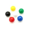 Lot 6 boules plastique 9 mm de diamètre en 6 couleurs - billes multicolores