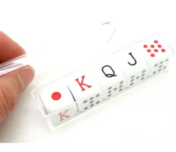 Lot 5 dés poker américain 16 mm