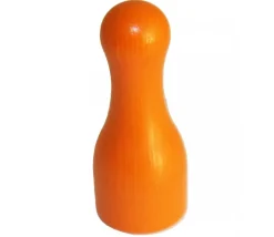 lot 6 Pions joueur grand 25x60 mm multicolores - 6 cm de haut