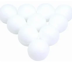 Lot de 10 Boules en polystyrène à personnaliser 30 mm