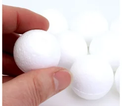 Lot de 10 Boules en polystyrène à personnaliser 30 mm