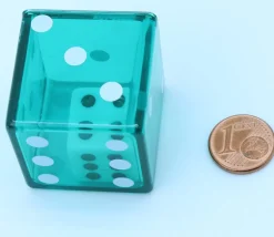 Lot de 12 Dés double JUMBO 3.2 cm avec 1 dé à l'intérieur