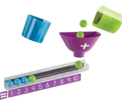 Machine à compter aimantée ludique avec des billes