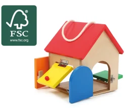Maison à serrures compacte - jeu de motricité