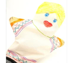 Marionnette neutre à personnaliser 20 x 22.5 cm