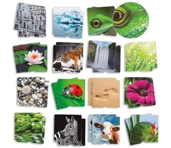 Maxi mémo tactile de la Nature - texture en relief