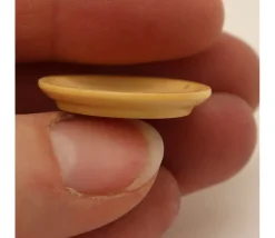 Mini assiette en bois - pion 23 x 3 mm