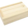 Mini coffret bois avec glissière 8.3 x 5.1 x 2.7 cm