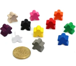 Mini meeple 12 x 12 X 8 mm personnage à l'unité
