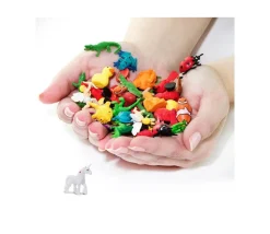 Mini mini Figurine licorne blanche 27 x 25 x 6 mm