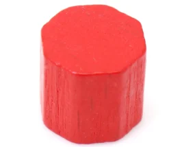 Mini octogone 10x10 mm en bois coloré pour jeu à l'unité