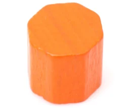 Mini octogone 10x10 mm en bois coloré pour jeu à l'unité