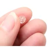 Mini perle diamant à facettes en plastique - 6 mm imitation gem