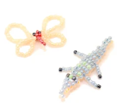 Mini perles rocailles - 15 tubes de couleurs + apprêts