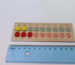 Mini plateau de jeu suivi des scores 13 x 5 cm