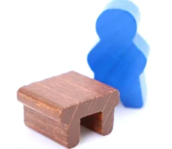Mini table bois 1.6 x 1.5 x 1 cm