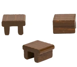 Mini table bois 1.6 x 1.5 x 1 cm