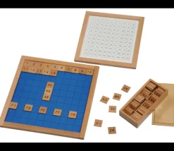 Montessori plateau contrôle centaines