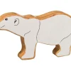 Ours polaire en bois 142x 76 x 25 mm