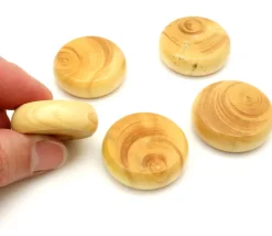 Palet crokinole 32 mm pion buis naturel à l'unité