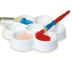 Palette fleur peinture ou tri 19 cm - 7 compartiments