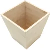 Panier bac récipient en bois 11.5 x 10 x 10 cm