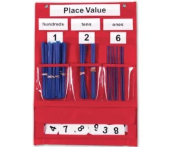 Panneau affichage avec pochettes 44 x 34 cm et accessoires tableau de valeur