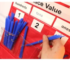 Panneau affichage avec pochettes 44 x 34 cm et accessoires tableau de valeur