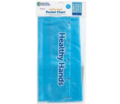 Panneau affichage avec pochettes lavage des mains et autres (96 cartes)