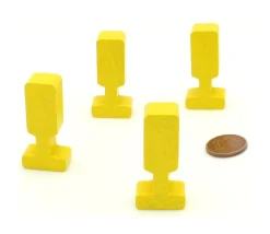 Panneau jaune / verre de champagne