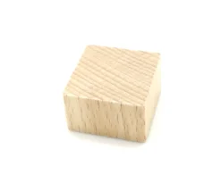 Pavé bois naturel 25 x 25 x 15 mm à l'unité