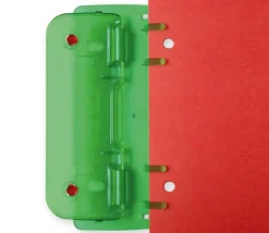 Perforateur 2 trous plat avec règle intégrée