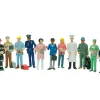 Personnages Métiers : 11 figurines de jeu réalistes 13 cm