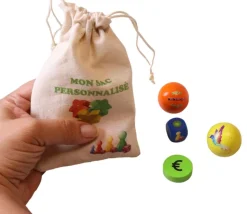 Petit Sac en coton personnalisé avec votre image 14 x 10 cm