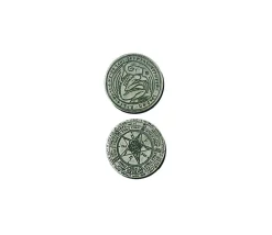 Pièce métal argenté Cthulhu