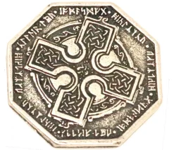 Pièce métal argenté Dwarven