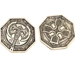 Pièce métal argenté Dwarven